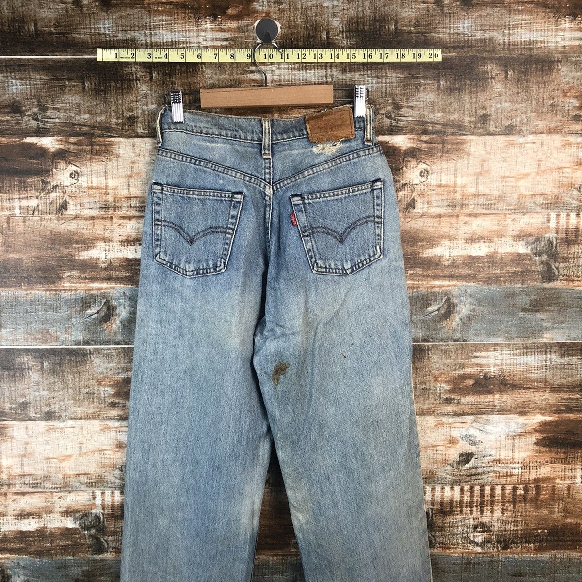 Levi's 509 Levis Blue Distressed ripped Denim Pants #A2102 Size US 28 / EU 44 - 16 Thumbnail