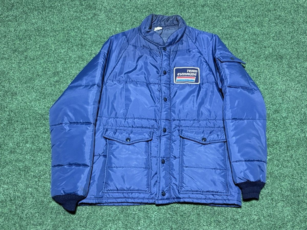 Vintage Vintage Team Evinrude Patch Insulated Puffer Jacket Size US L / EU 52-54 / 3 - 1 Thumbnail