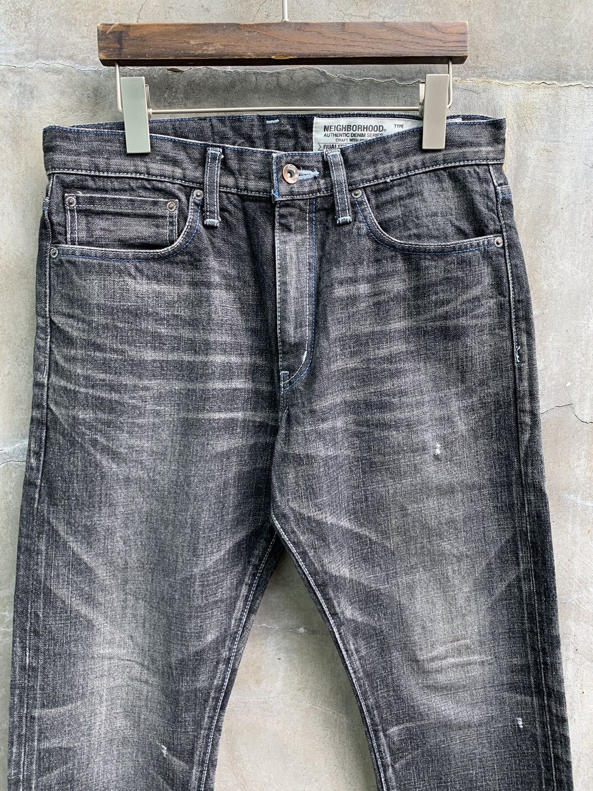 Neighborhood Deep Narrow Selvedge Jeans Size US 32 / EU 48 - 2 Thumbnail
