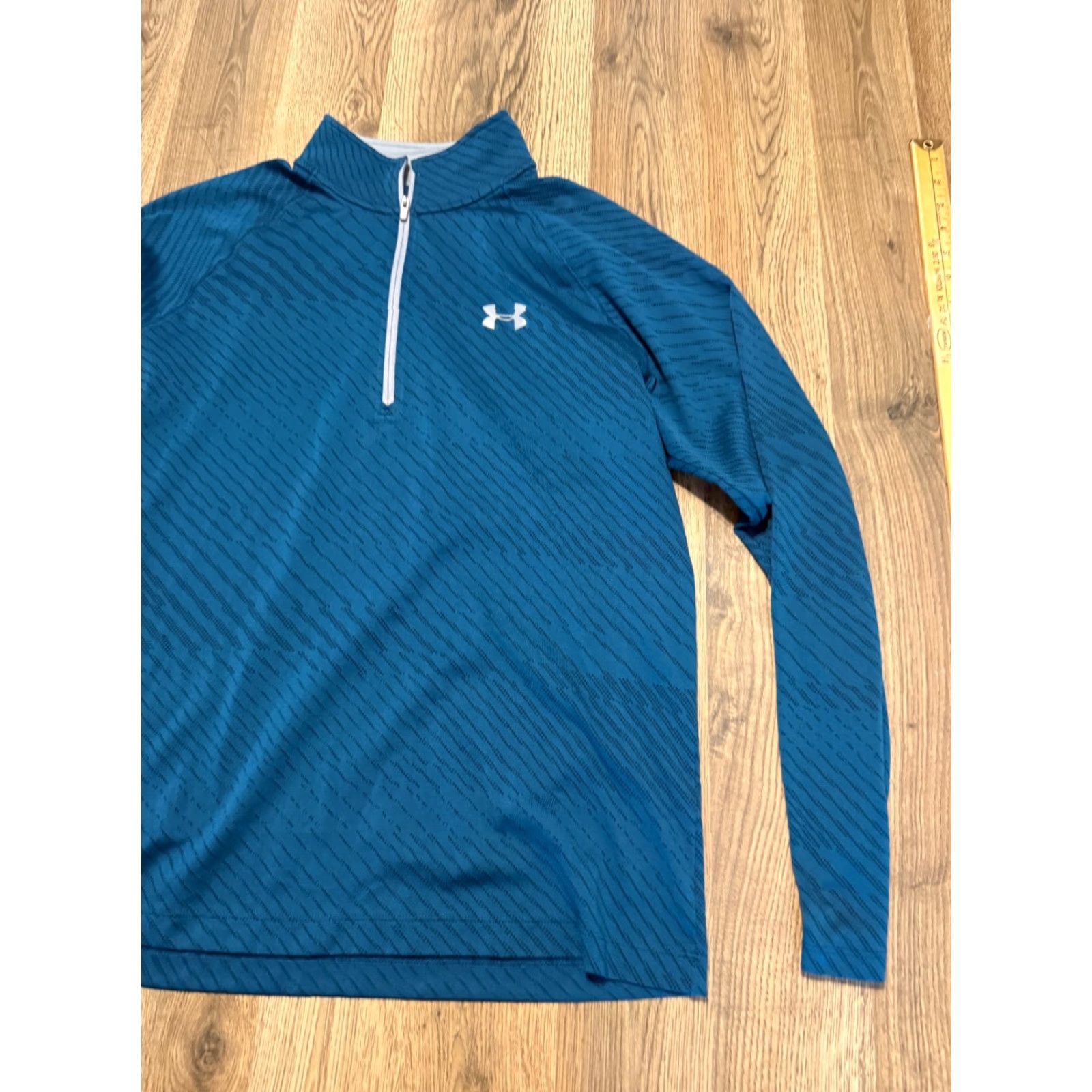 Under Armour Under Armour Shirt Men's Large Blue Long Sleeve Quarter Zip Heatgear T-Shirt Size US L / EU 52-54 / 3 - 4 Thumbnail