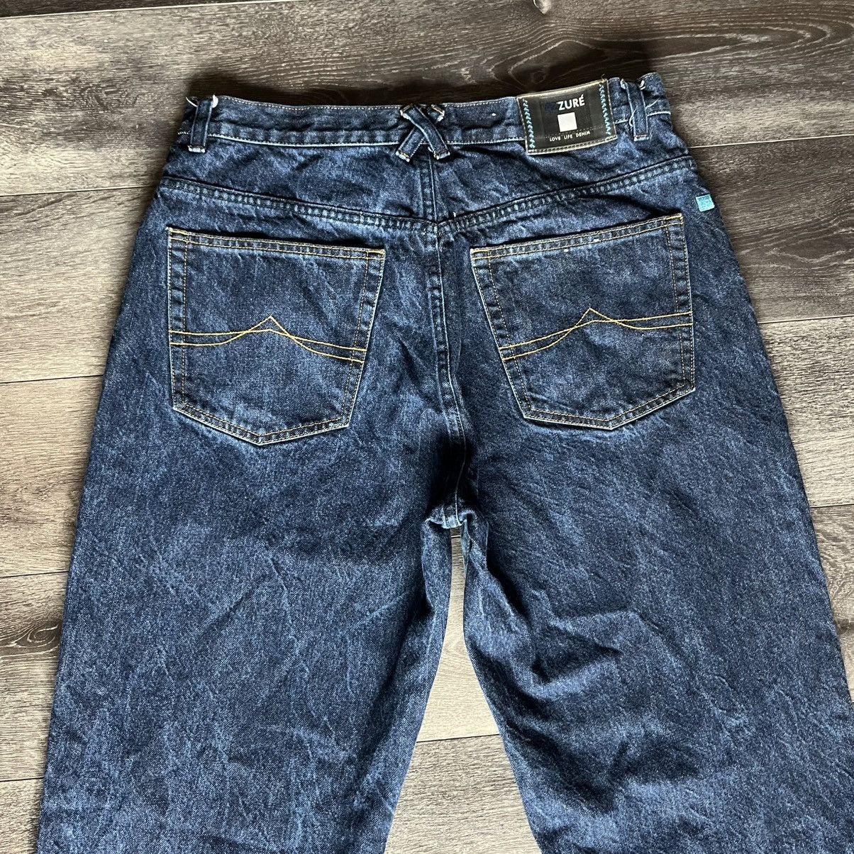 Vintage Vintage 2000s Azzure Two Tone Baggy Skater Denim Jeans 34x32 Size US 34 / EU 50 - 3 Thumbnail