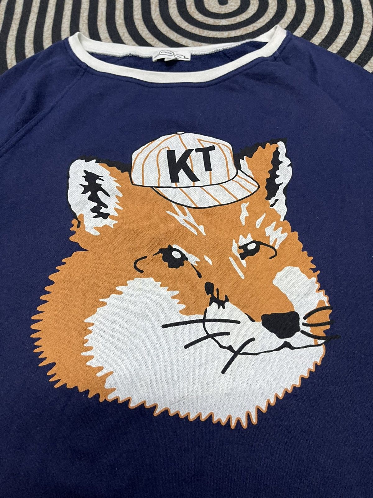 Maison Kitsune 2000s MAISON KITSUNE FOX PRINT SWEATSHIRT Size S / US 4 / IT 40 - 6 Thumbnail