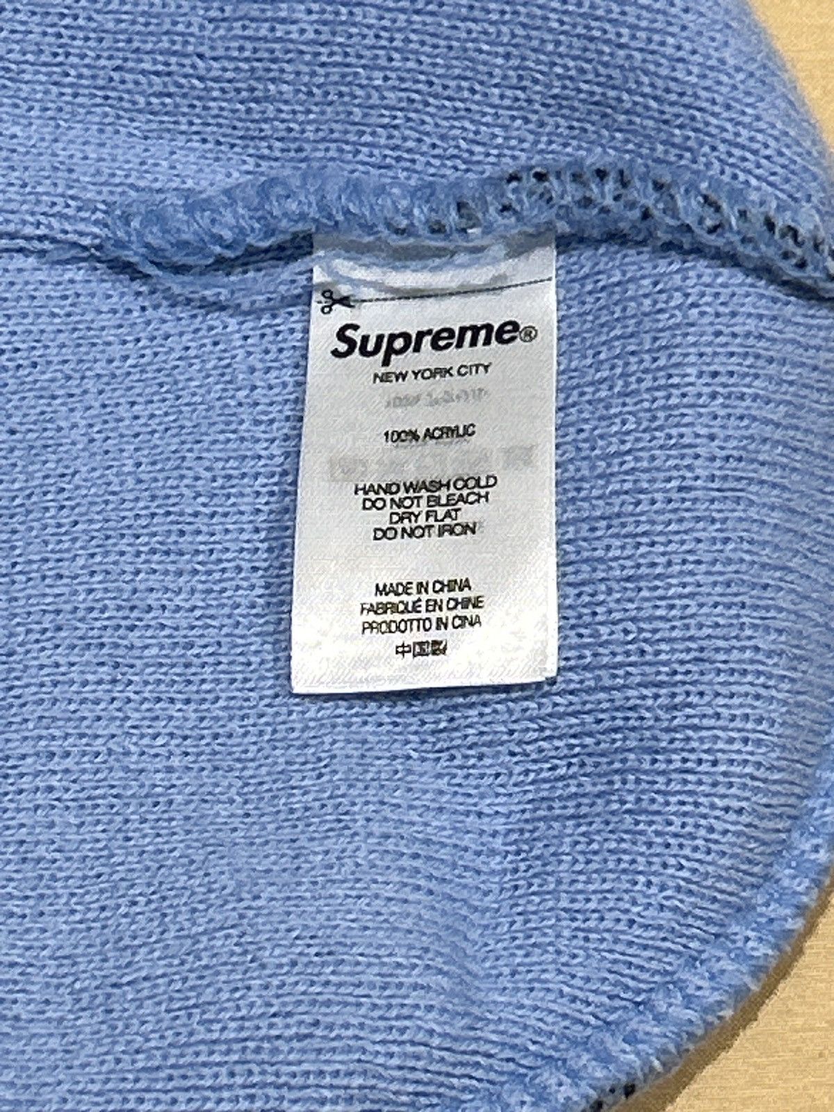 Supreme SUPREME GRID BEANIE BLUE Size ONE SIZE - 5 Thumbnail