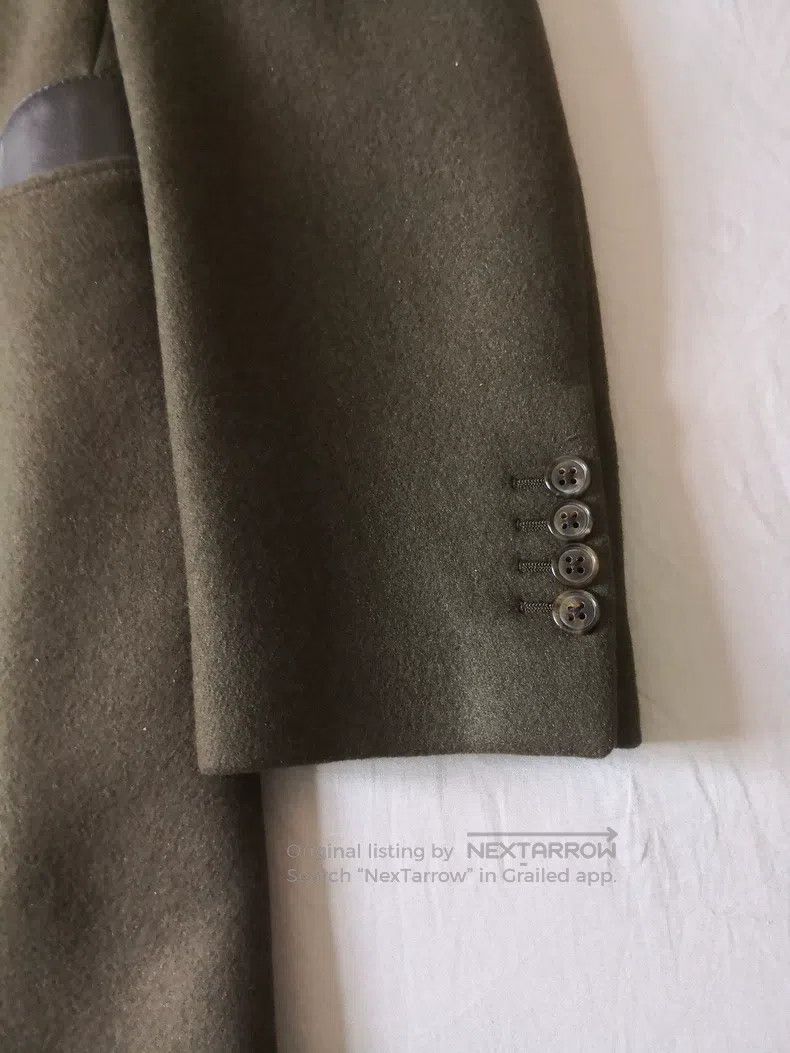 Hermes Hermes Men's cashmere coat, olive green, 100% cashmere Size US M / EU 48-50 / 2 - 9 Thumbnail