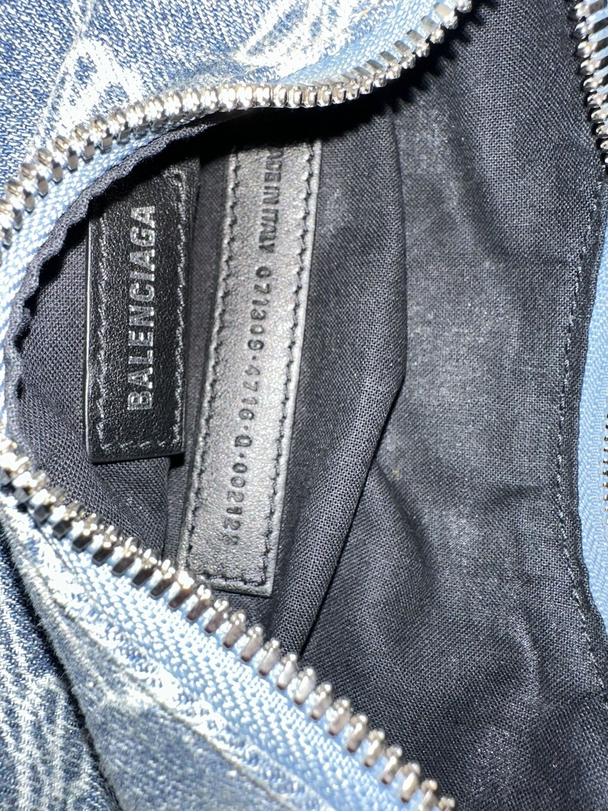 Balenciaga Balenciaga Le Cagole Shoulder Bag XS BB monogram denim blue Size ONE SIZE - 5 Thumbnail