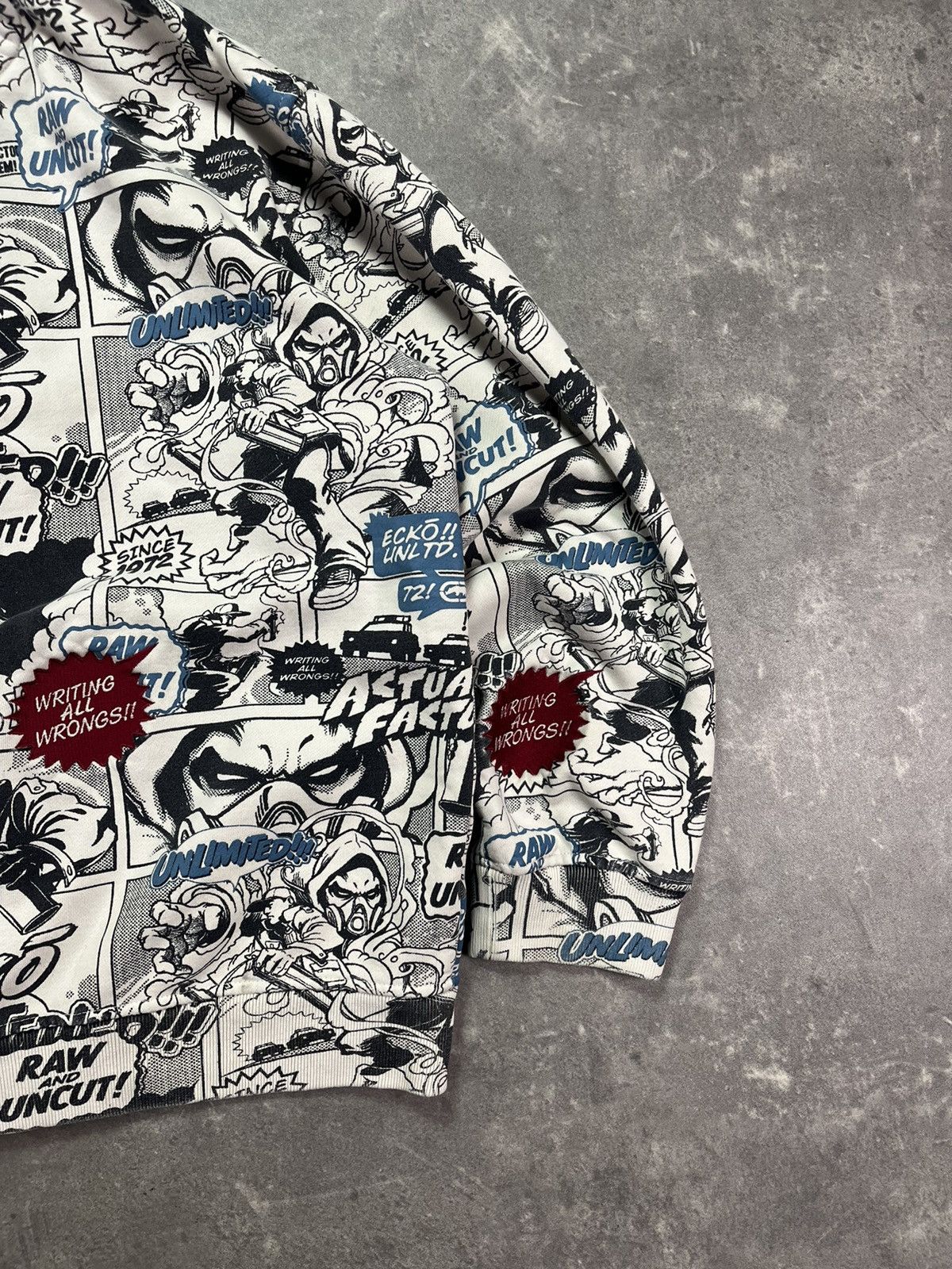 Ecko Unltd. Ecko Unltd. AOP Comic Book Baggy Zip Hoodie L XL Size US L / EU 52-54 / 3 - 13 Thumbnail