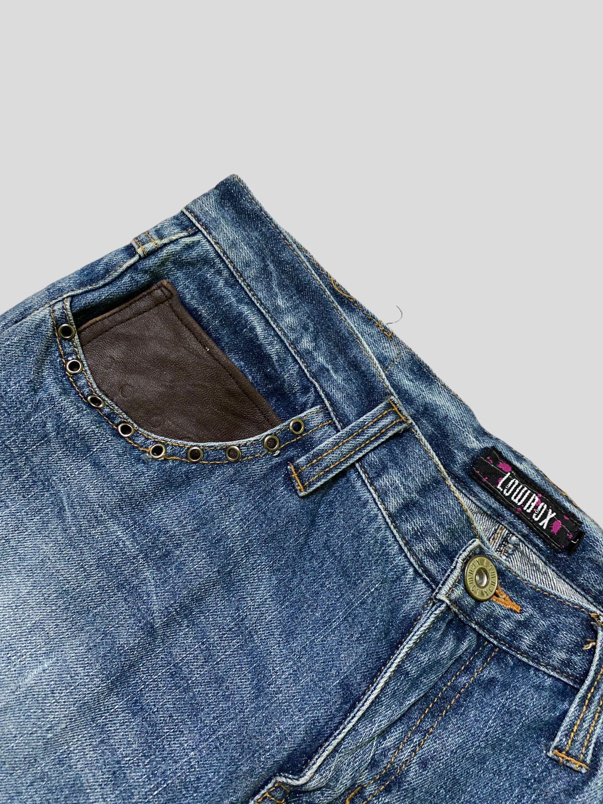 Hysteric Glamour Flare Lowbox Muddy Wash Claw Marks Boot Cut Denim Size US 32 / EU 48 - 9 Thumbnail