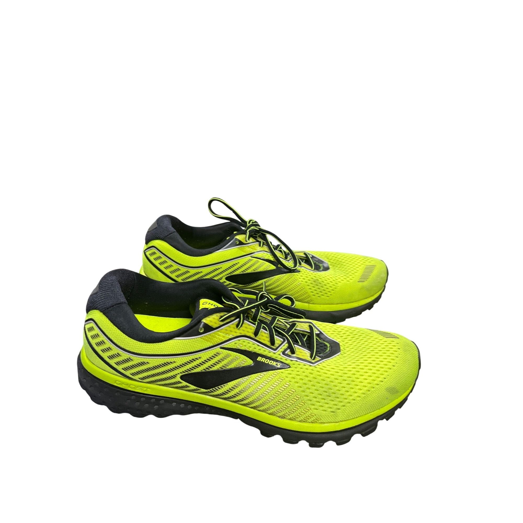 Brooks Brooks Ghost 12 mens yellow black walking running LT sneaker Size US 13 / EU 46 - 3 Thumbnail