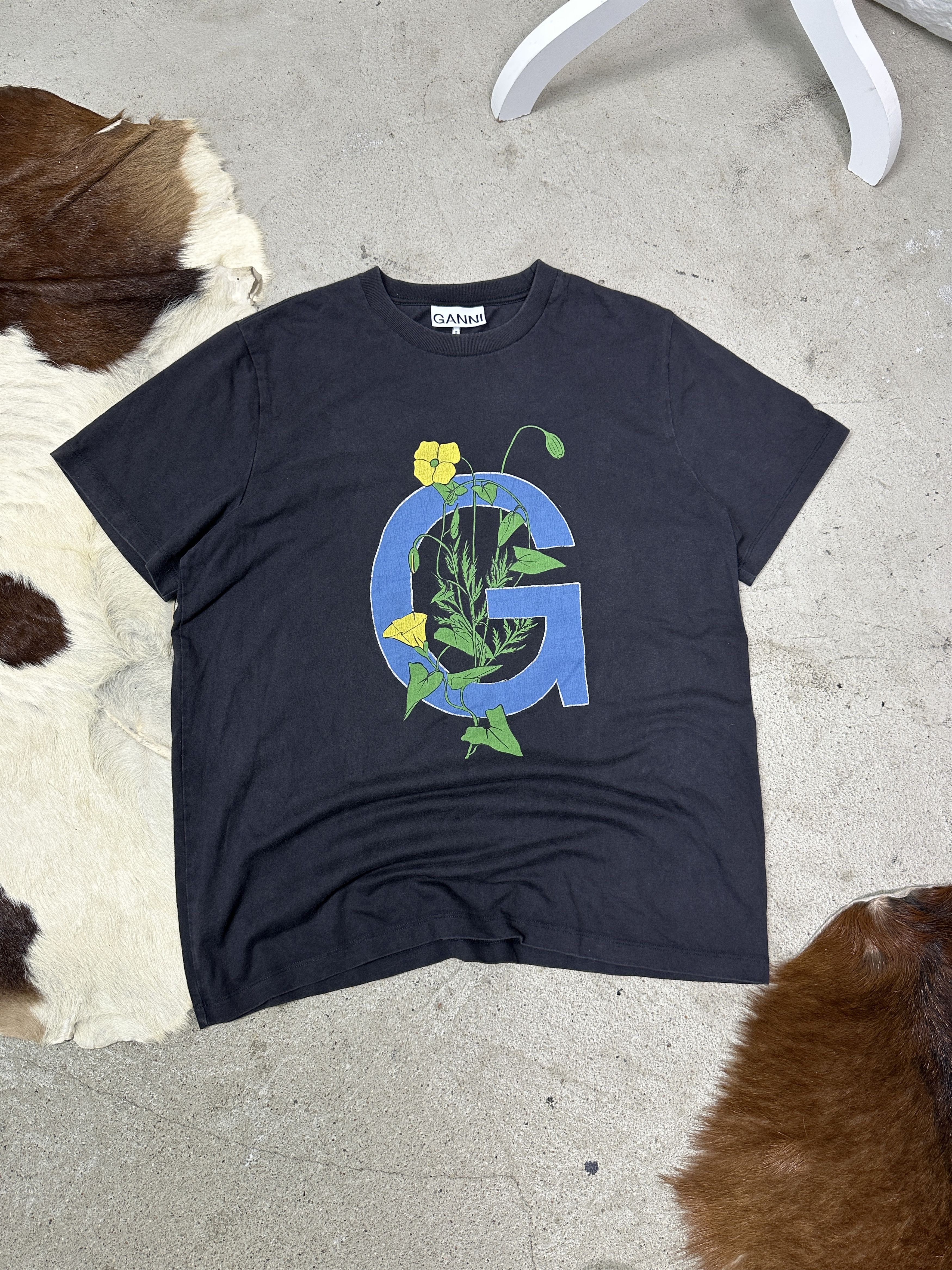 Vintage Vintage Streetwear Sporty Ganni Oversize T-shirt Y2K Size US XS / EU 42 / 0 - 2 Thumbnail