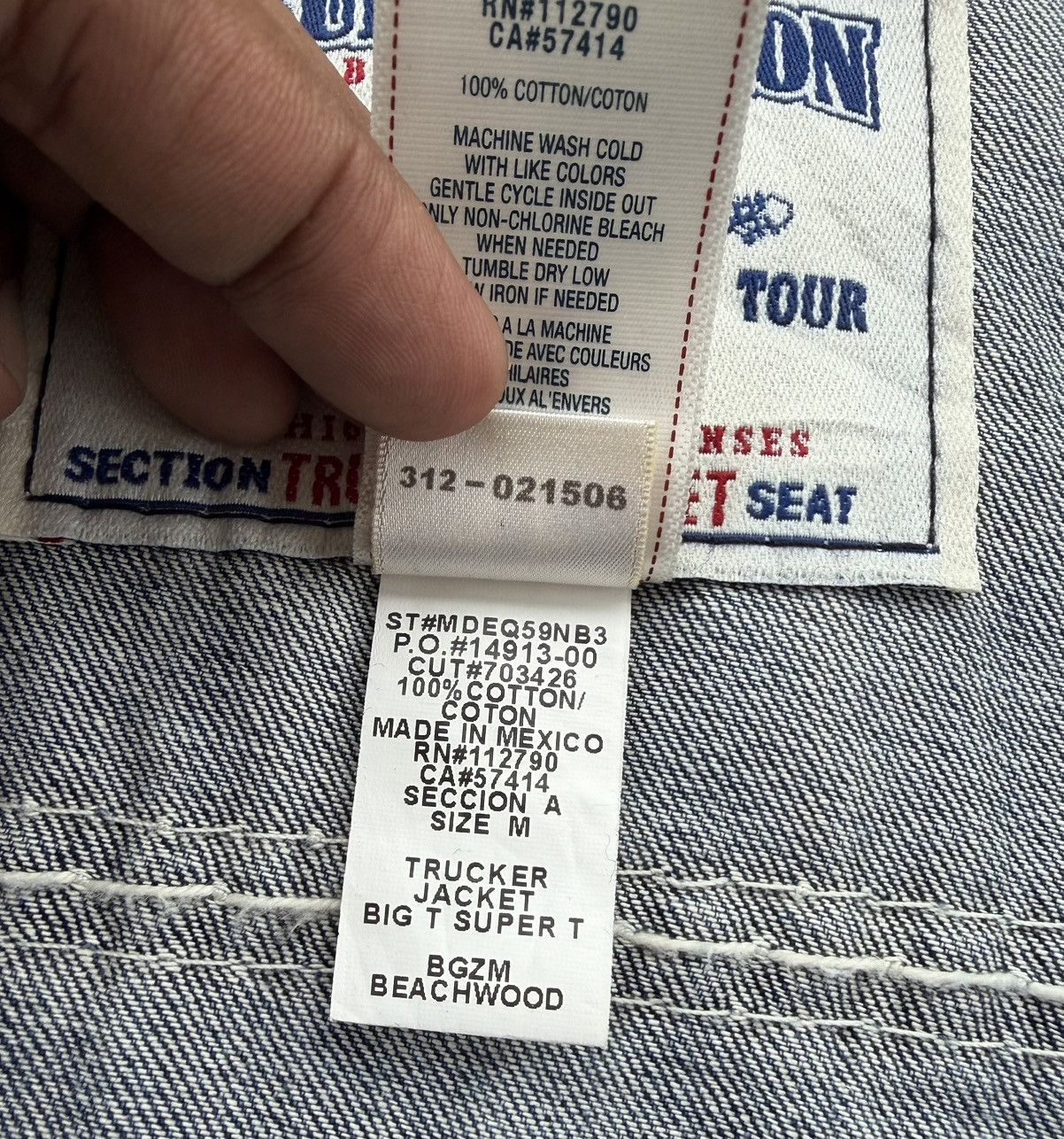 True Religion True Religion Big T Trucker Denim Jacket Blue Medium Wash Size US M / EU 48-50 / 2 - 19 Thumbnail