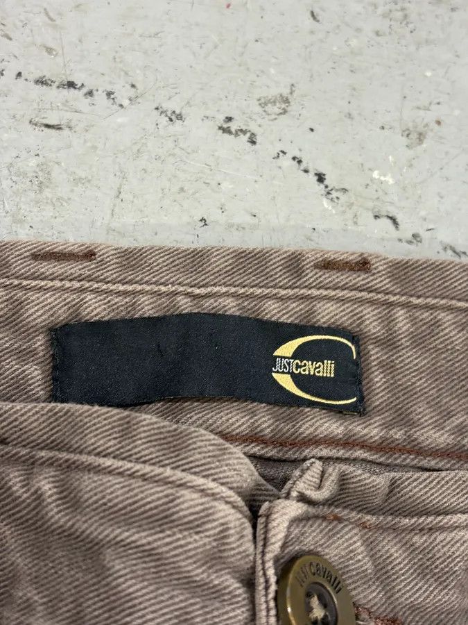 Just Cavalli AW2005 Cavalli Brown Multi Pockets Cargo Pants Size US 31 - 11 Thumbnail