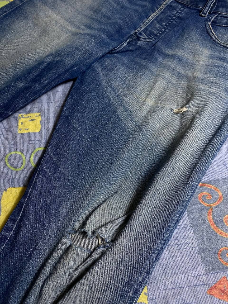 Diesel Vintage Diesel Jeans Y2K Logo Designer Size US 31 - 22 Thumbnail