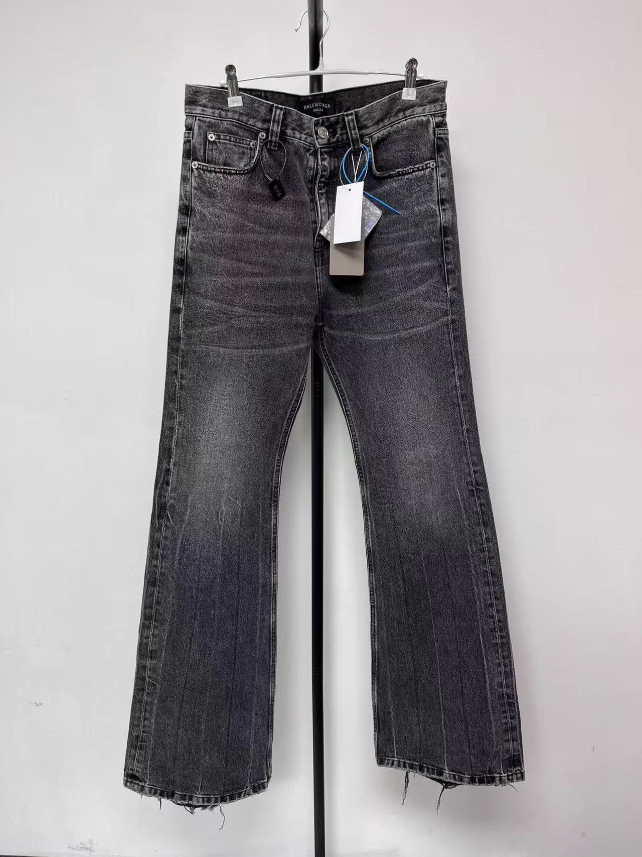 Balenciaga *Sz. XS* Balenciaga Lost Tape Flared Denim Grey | Grailed