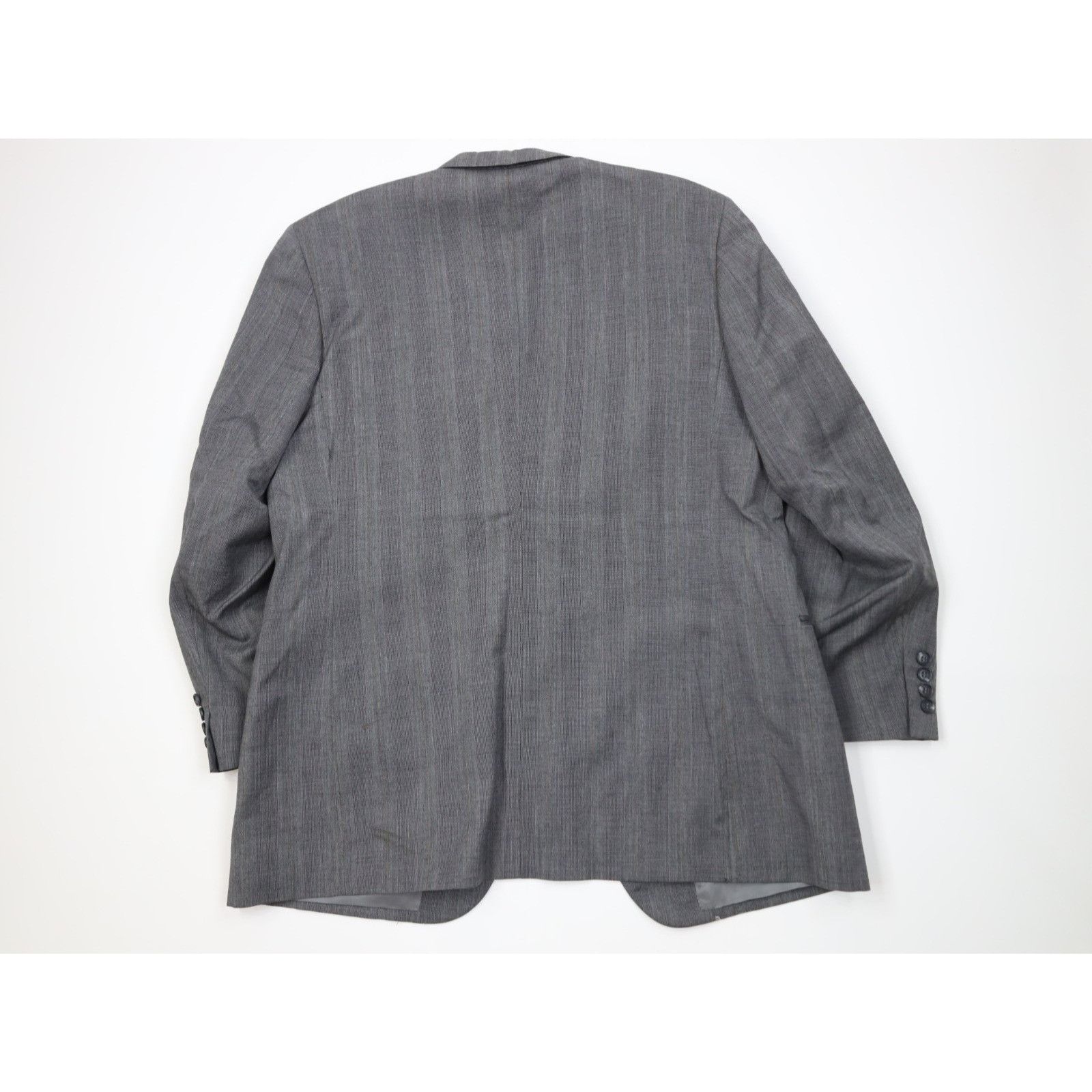 Vintage Vintage 90s Streetwear 2 Piece Wool Suit Wedding Striped Size 44L - 8 Thumbnail