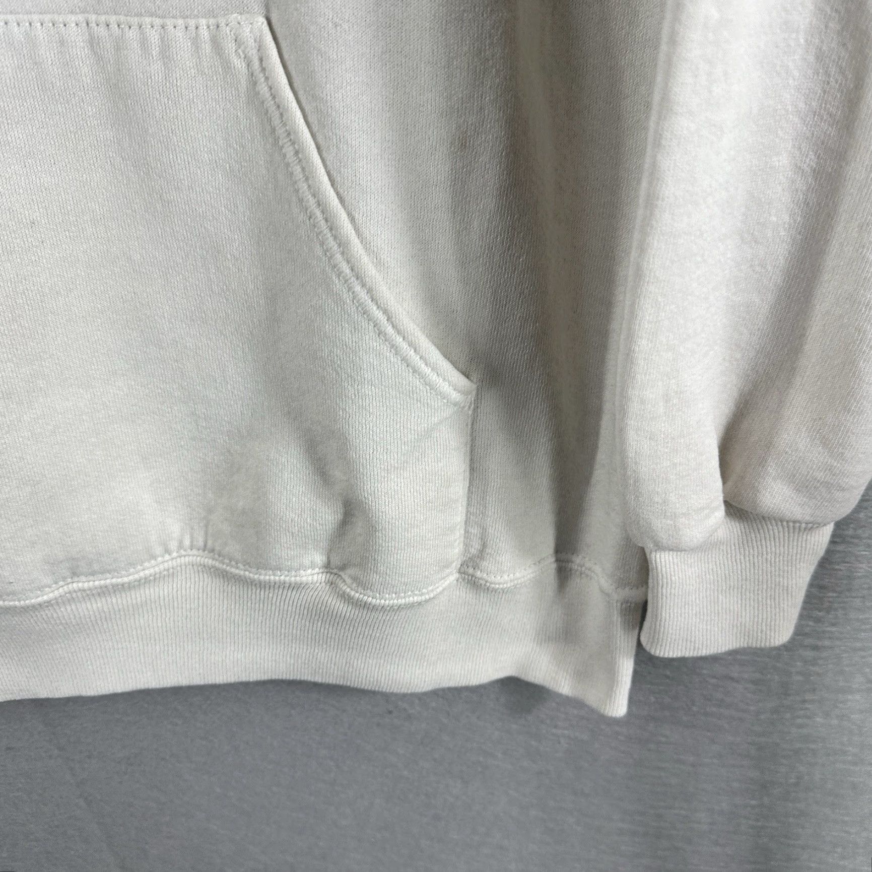 Jerzees VINTAGE Jerzees CHP Hoodie Mens Large Fleece Pullover Highway Patrol Training White Cotton Polyester Logo 90s Retro Sports USA Chest Patch Mens Hoodie Size US L / EU 52-54 / 3 - 6 Thumbnail