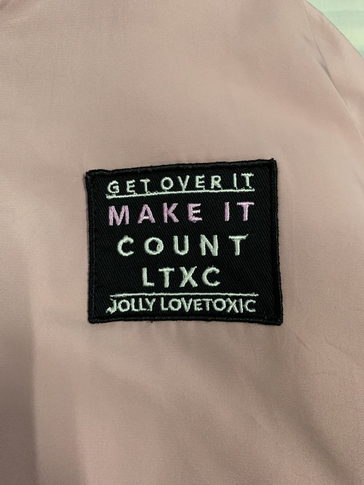 Hysteric Glamour Japanese Love Toxic Pink Reversible Fleece Bomber Jacket Size L / US 10 / IT 46 - 8 Thumbnail