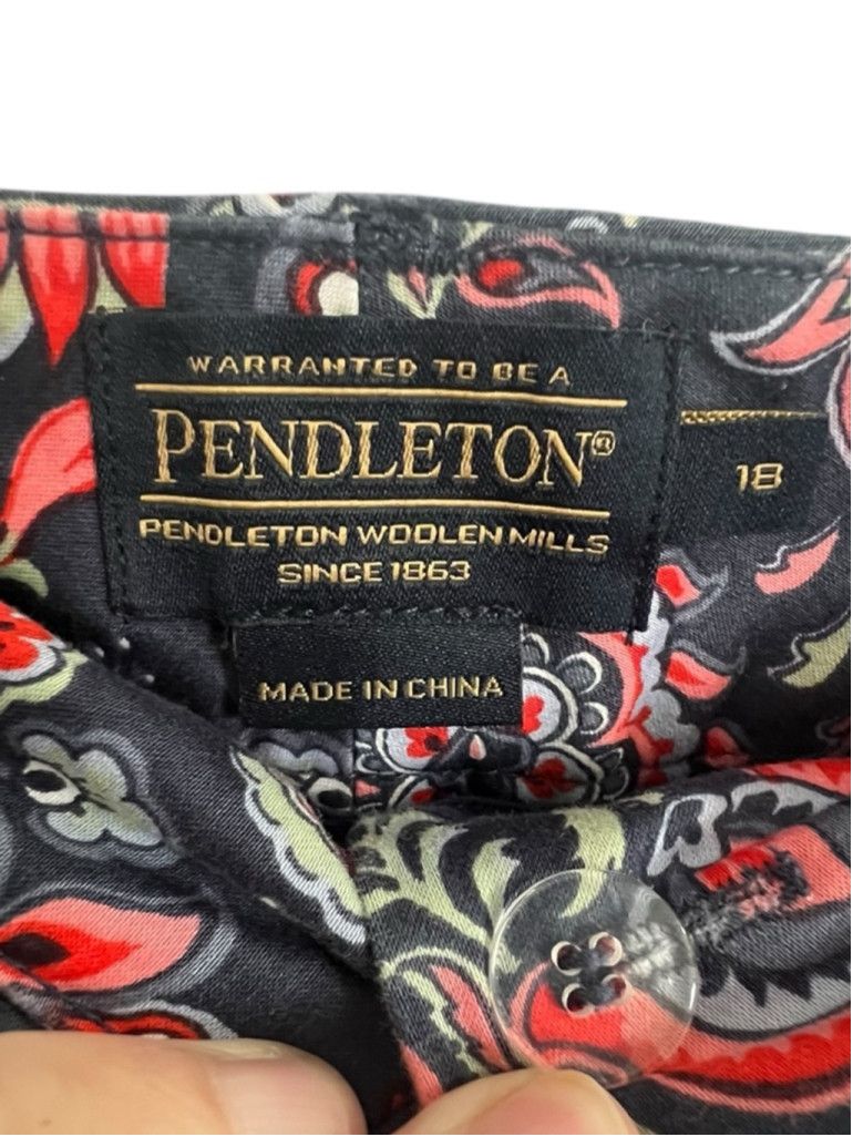 Pendleton Pendleton Floral Two Piece Set W/ Zip Up Top/Cropped Pants Size 38" / US 16 / IT 52 - 8 Thumbnail