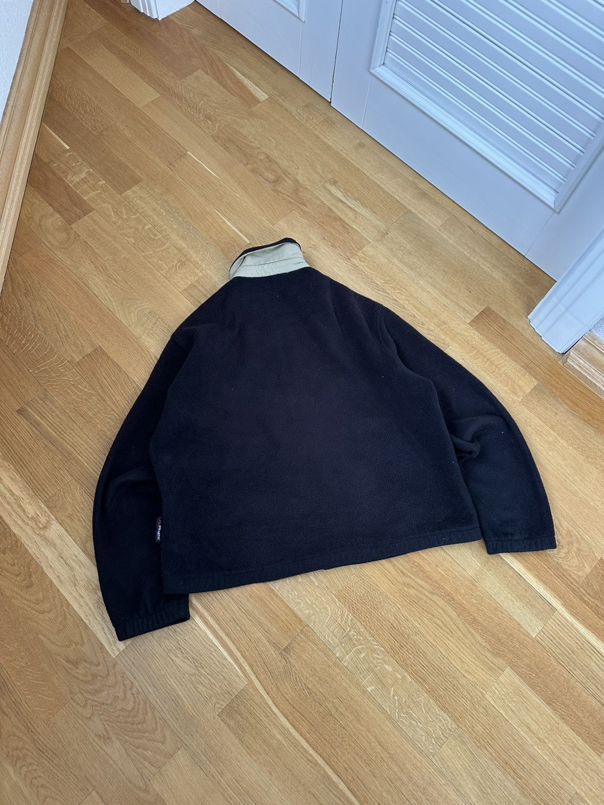 Polo Ralph Lauren Vintage Polo Ralph Lauren Zip Fleece Jacket Black Fir Logo Size US L / EU 52-54 / 3 - 14 Thumbnail