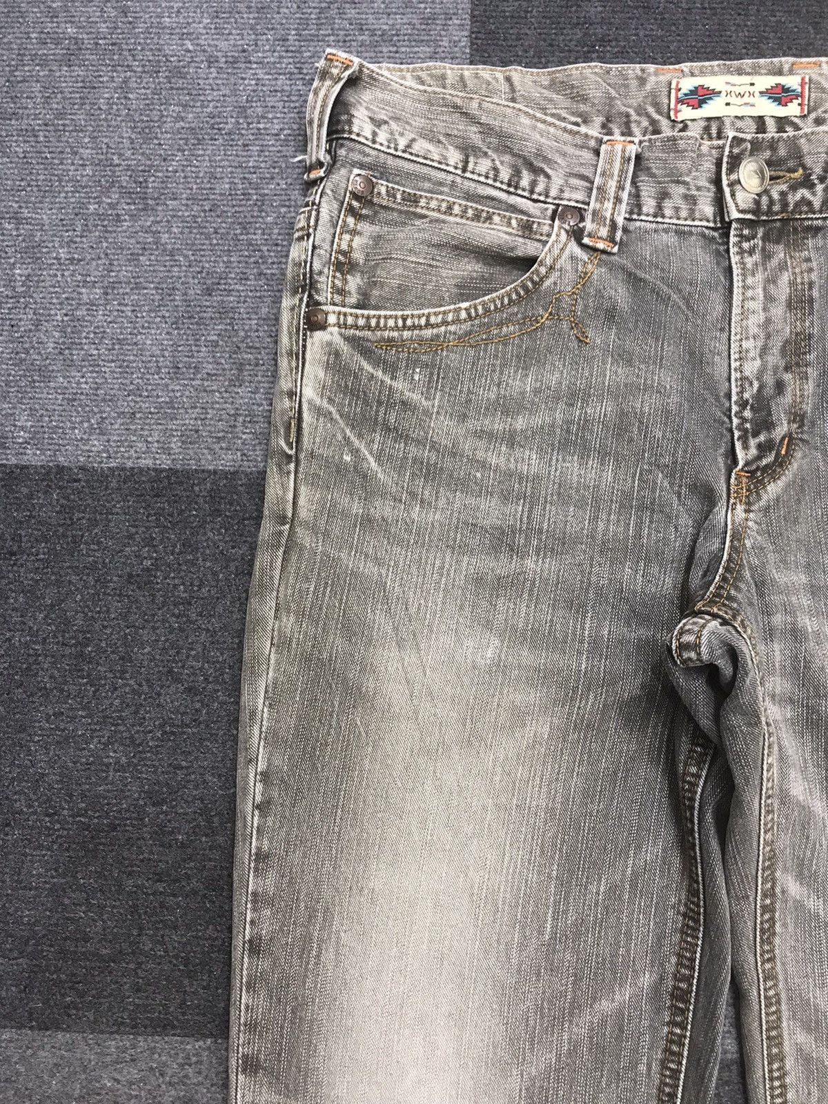 Edwin 💥FLARE💥EDWIN NAVAJO BLACK WASH SICK FADES WIDE DENIM F251 Size US 36 / EU 52 - 4 Thumbnail