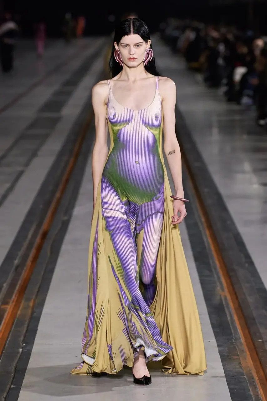 Jean Paul Gaultier × Y/Project Y/Project x Jean Paul Gaultier Body Morph Maxi Dress Size M / US 6-8 / IT 42-44 - 1 Thumbnail