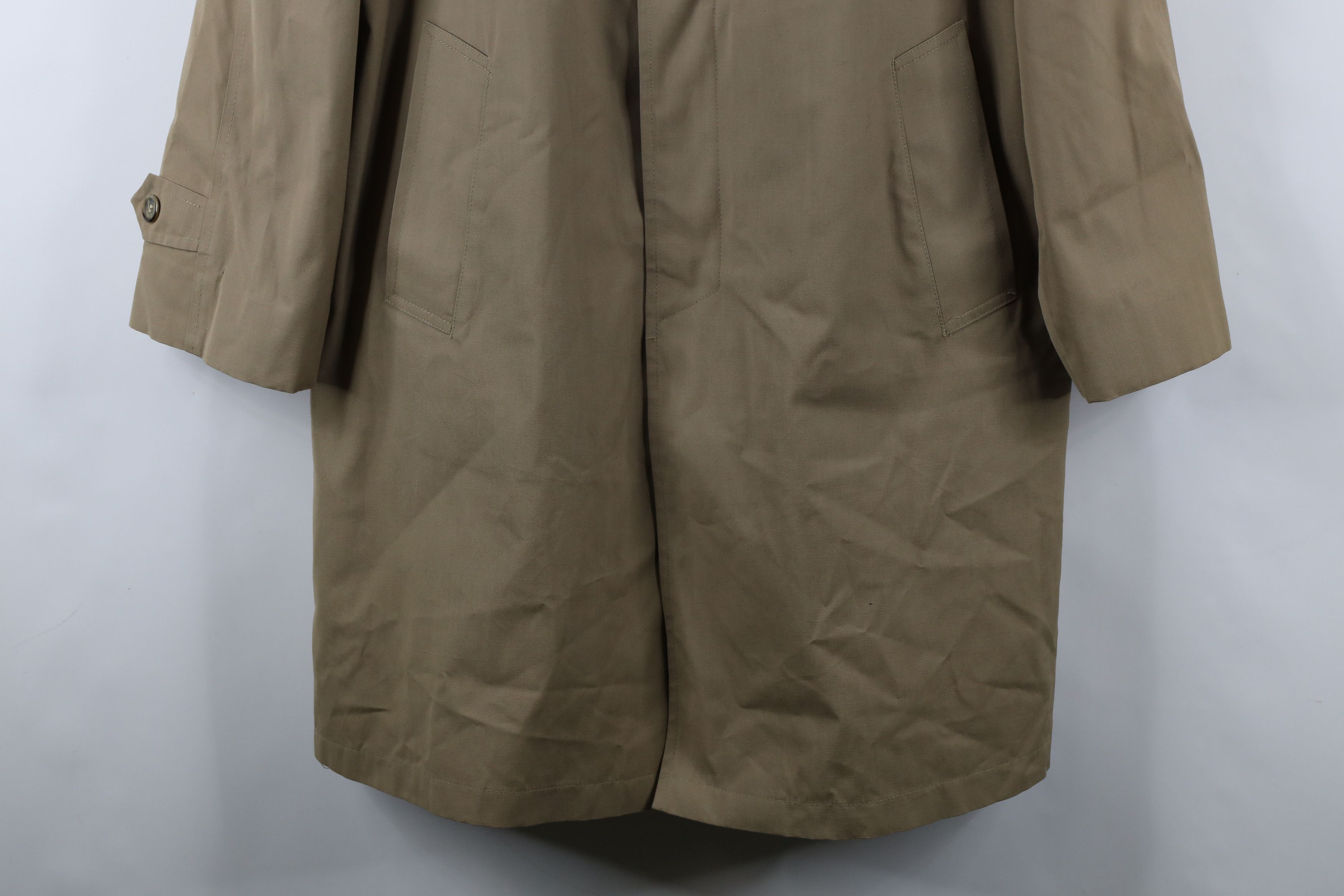 Vintage Vintage 70s Streetwear Full Button Rain Coat Jacket USA Size US L / EU 52-54 / 3 - 3 Thumbnail