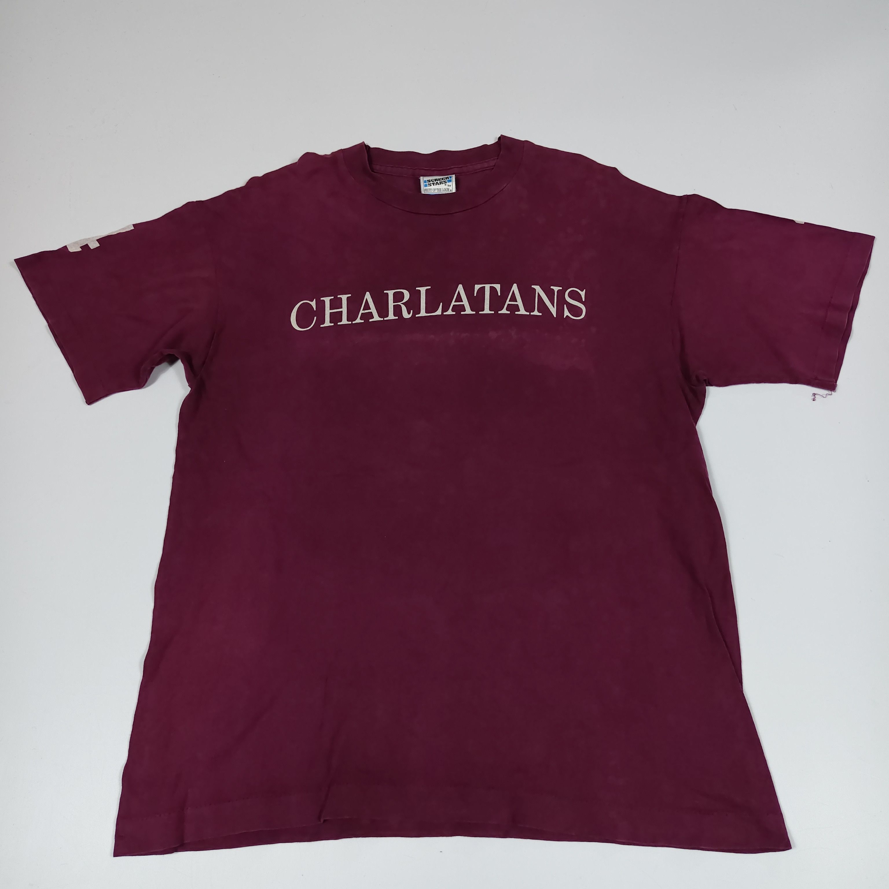 Band Tees 95 The Charlatans UK "4" Self-Titled Album #F Size US L / EU 52-54 / 3 - 1 Thumbnail
