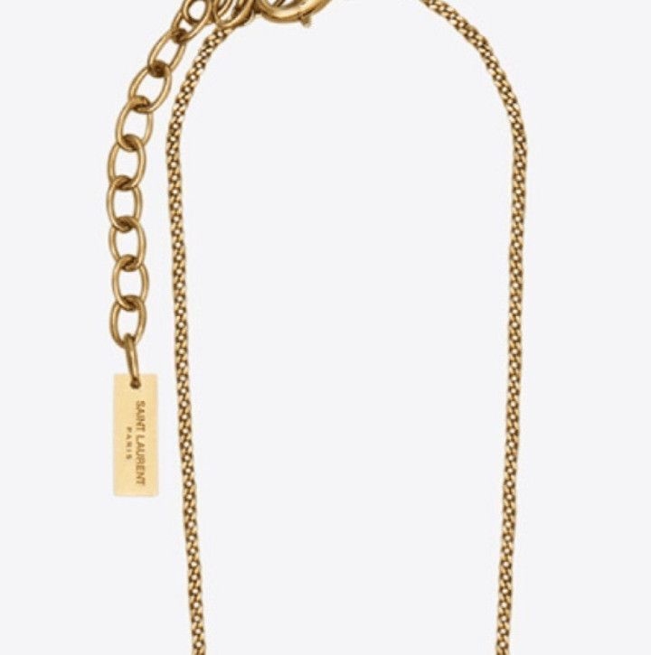 Saint Laurent Paris o1bcso1str1224 Size: OS/Opyum Twist Necklace in Golden Size ONE SIZE - 3 Thumbnail
