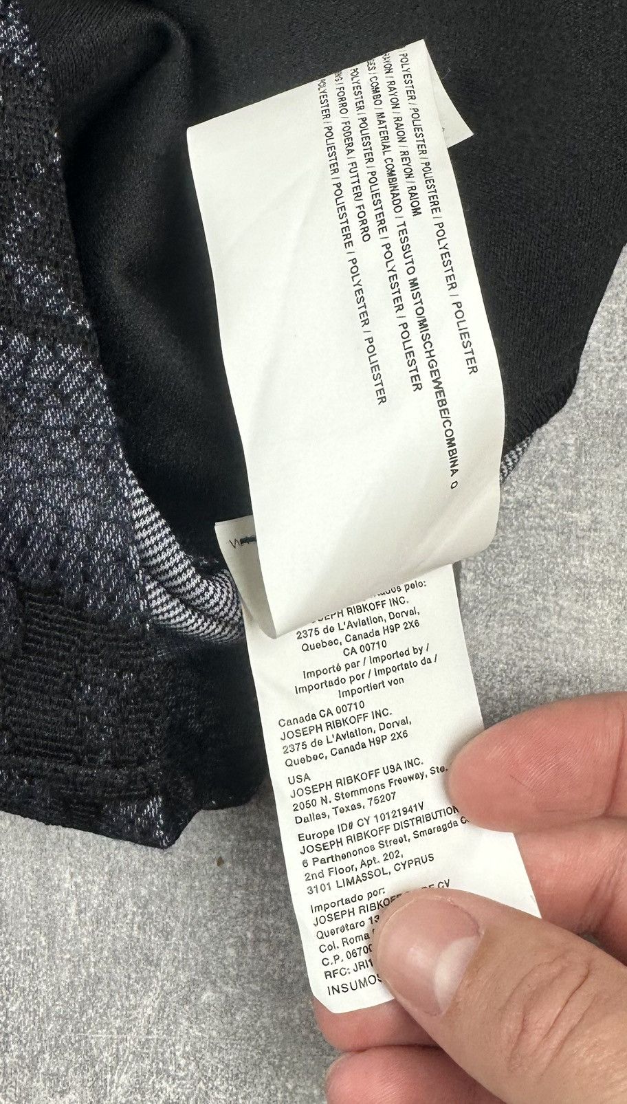 Joseph Ribkoff Joseph Ribkoff Womens Asymmetric Zip Biker Jacket Size M / US 6-8 / IT 42-44 - 5 Thumbnail