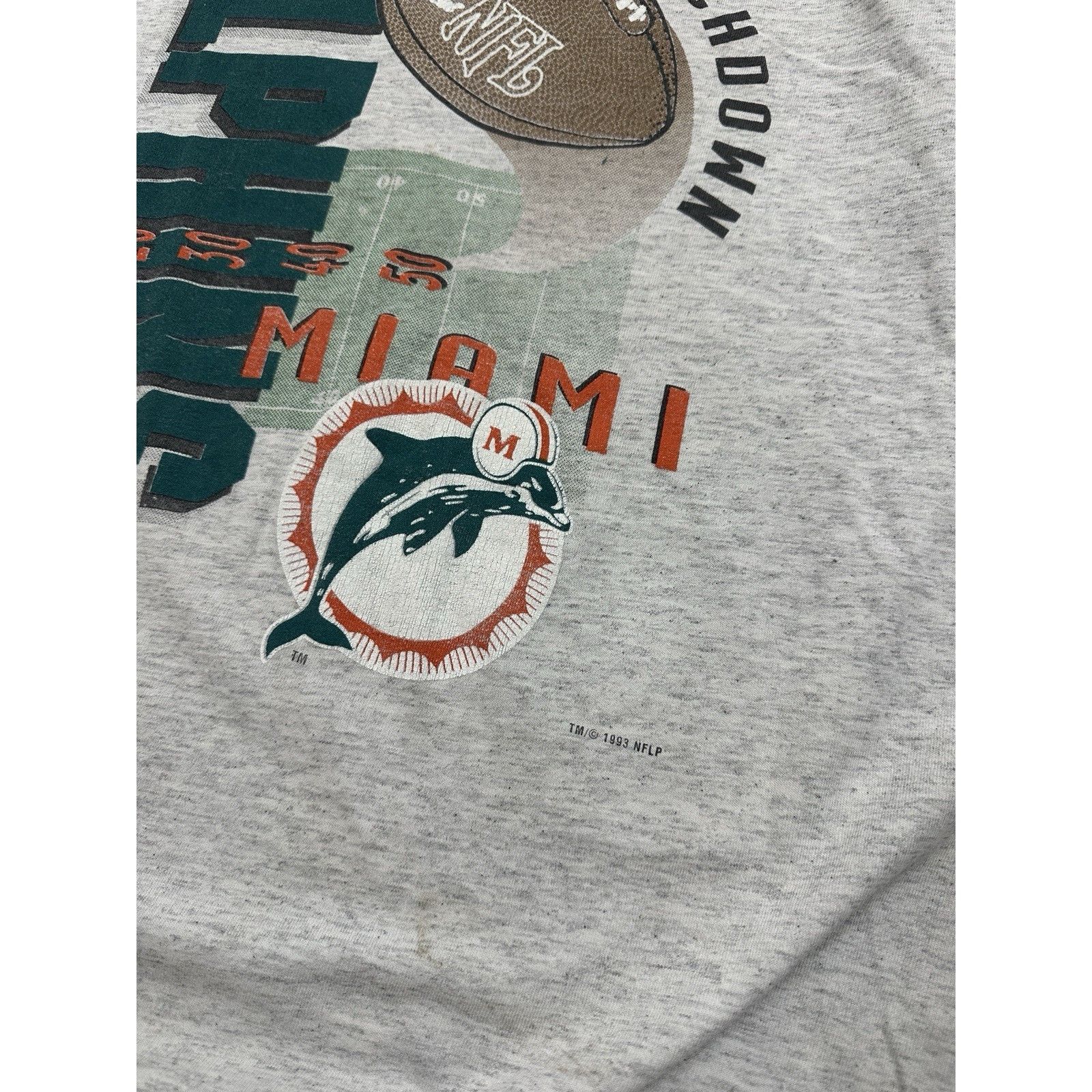 Logo 7 × NFL × Vintage Vintage Miami Dolphins T-shirt Size US XL / EU 56 / 4 - 3 Thumbnail