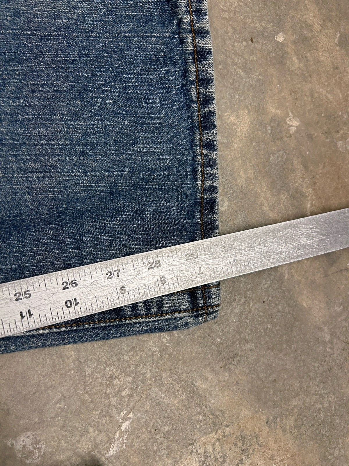 Point Zero Vintage Y2K Point Zero Straight Skater Grunge Denim Jeans Size US 32 / EU 48 - 5 Thumbnail