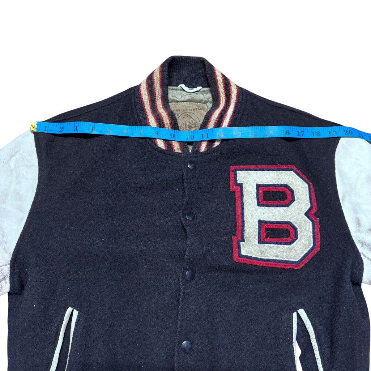 Golden Bear Vintage Golden Bear Varsity Leather Jacket Size US M / EU 48-50 / 2 - 18 Thumbnail