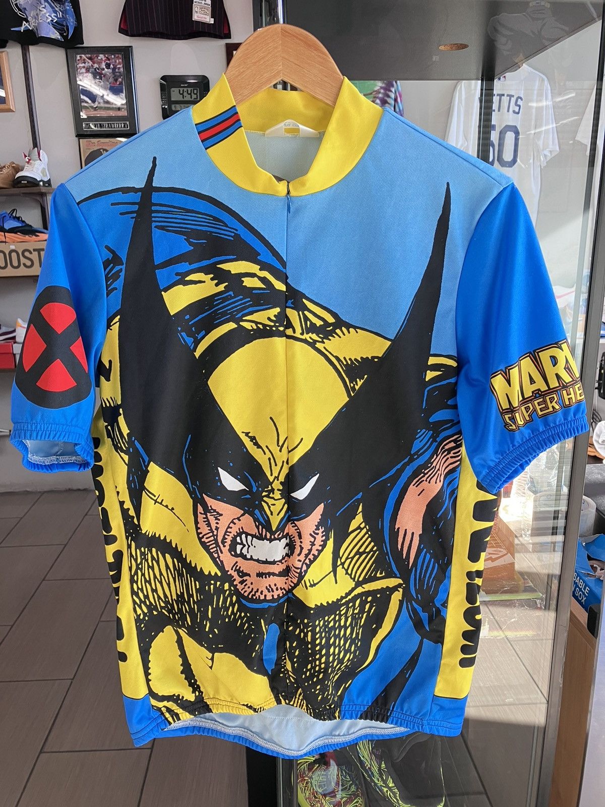Marvel Comics Pearl Izumi Vintage 90s Pearl Izumi Marvel Wolverine Cycling Jersey L Grailed