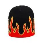 Other Fire Flame Black / Red Graphic Beanie S Size◆4 Size ONE SIZE - 4 Thumbnail