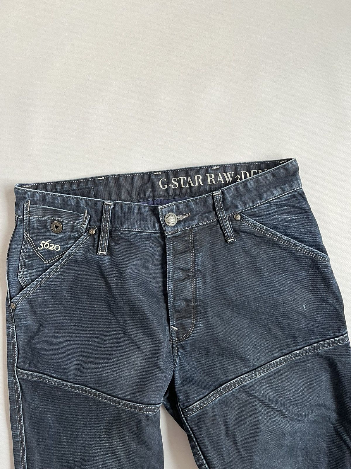 G-Star G-Star Raw Denim Motor 5620 3D Tapered Embro Pants Size US 32 / EU 48 - 2 Thumbnail