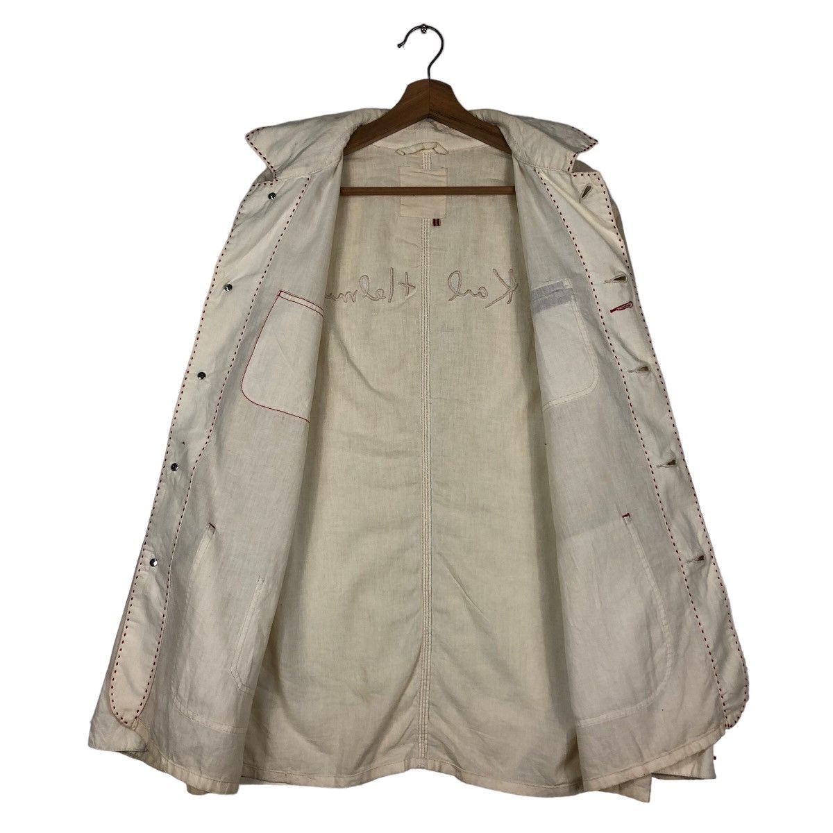 Japanese Brand 🔥Vintage Karl Helmut Japan Double Pocket Chore Jacket Size US L / EU 52-54 / 3 - 13 Thumbnail