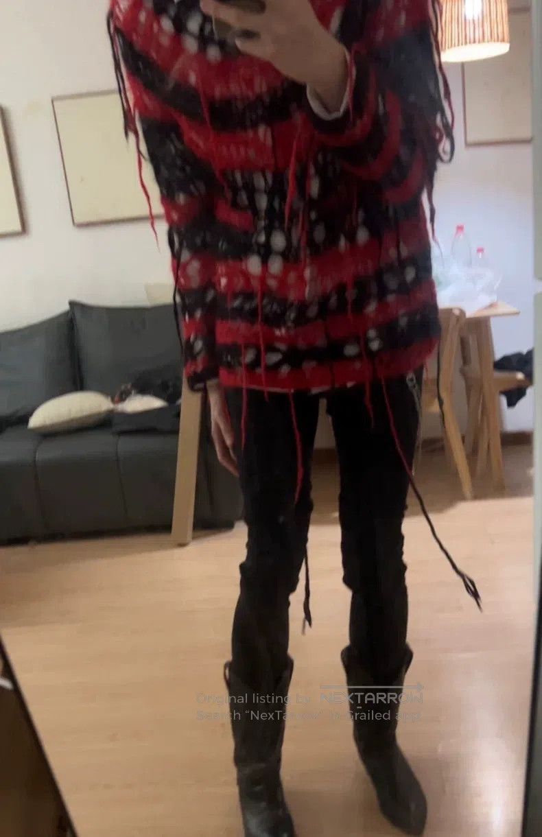Junya Watanabe Junya Watanabe Seaweed Destroyed Fringe Knit Sweater Size M / US 6-8 / IT 42-44 - 6 Thumbnail
