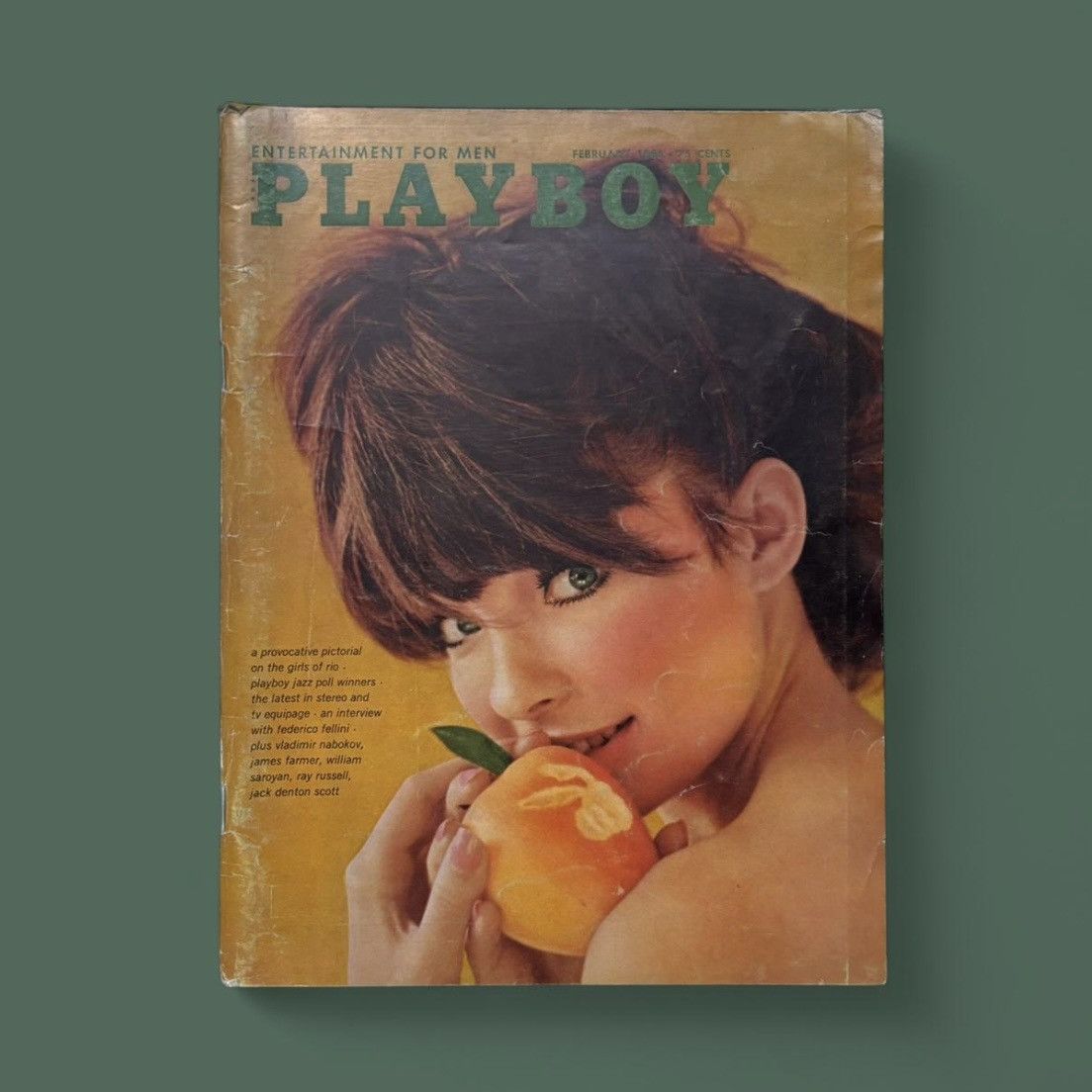 Playboy VINTAGE PLAYBOY MAGAZINE FEBRUARY 1966 Size ONE SIZE - 1 Thumbnail