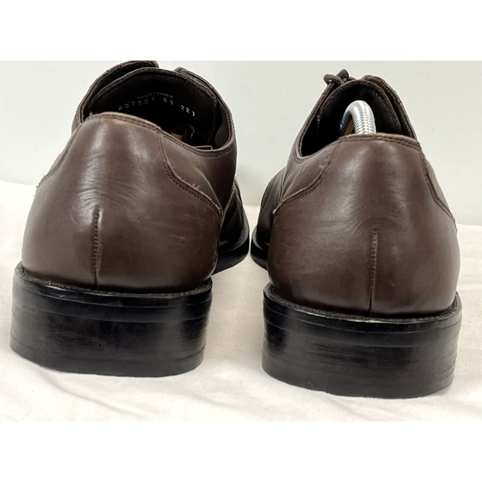 Cole Haan Brown Leather Cole Haan Oxford Cap Toe Dress Shoes Men's Size 13 Size ONE SIZE - 5 Thumbnail