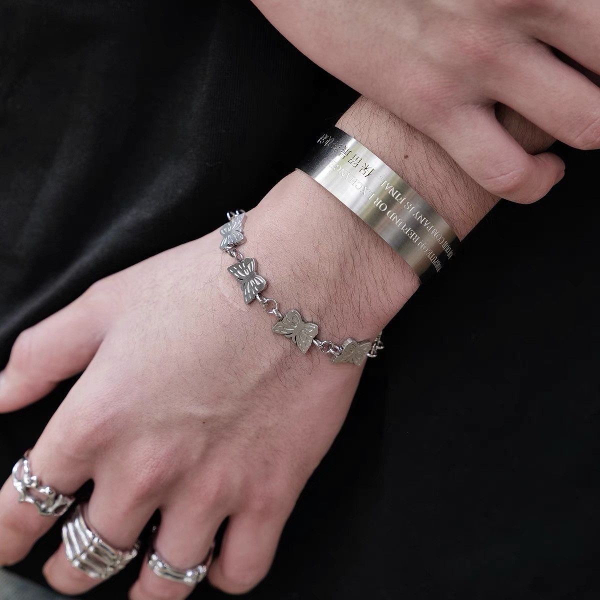 Japanese Brand × Vintage Retro punk bracelet Size ONE SIZE - 2 Thumbnail