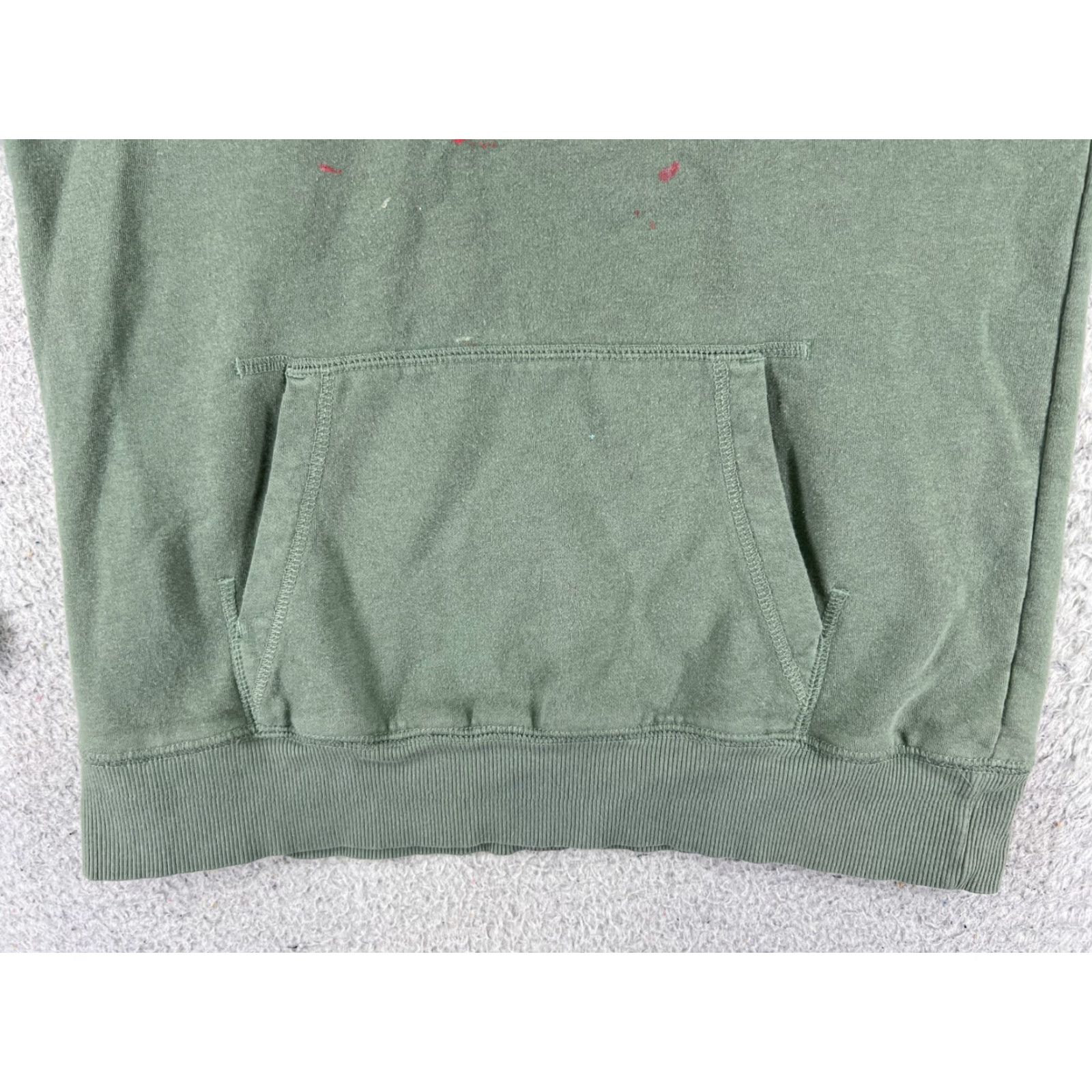 The North Face VINTAGE The North Face Hoodie Womens S Green Logo Pocket Crew Neck Pullover Sweatshirt 34 in Chest Mens/ Womens Size S / US 4 / IT 40 - 5 Thumbnail