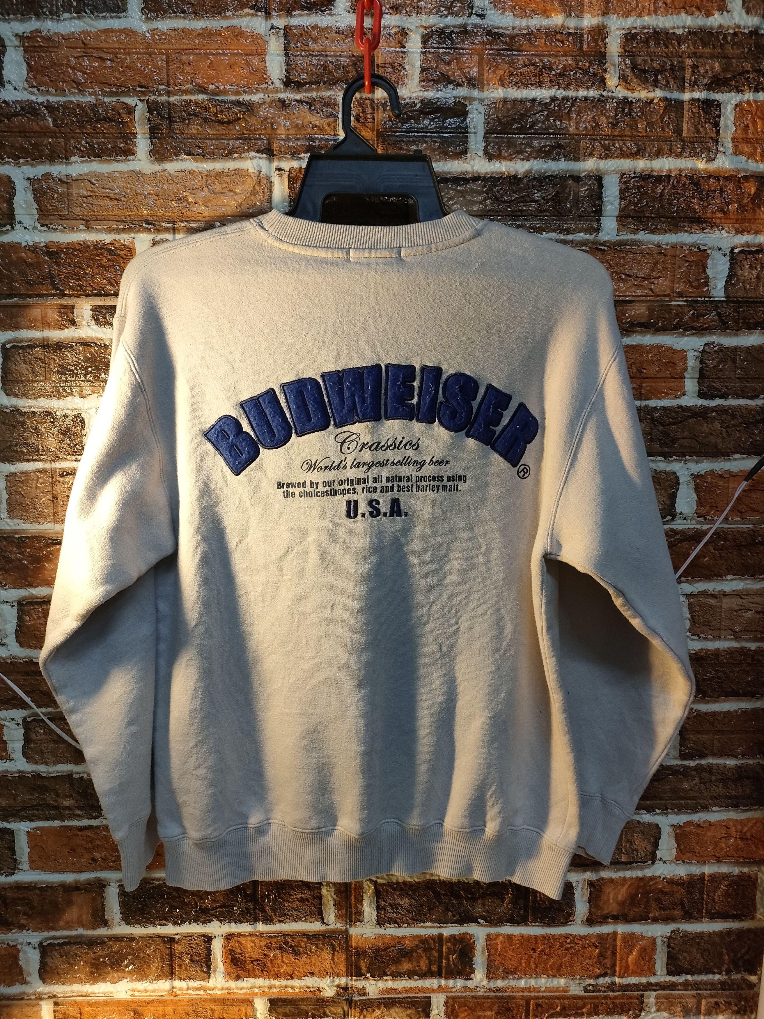 Budweiser × Vintage Vintage Budweiser Sweatshirt Size US M / EU 48-50 / 2 - 1 Thumbnail