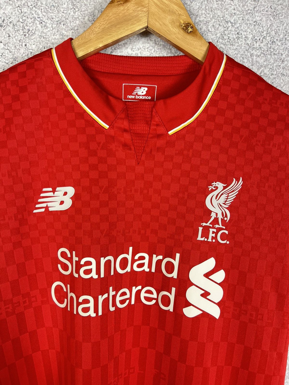 Other FC Liverpool 2015 2016 Home New Balance Soccer Jersey Shirt Size US S / EU 44-46 / 1 - 3 Thumbnail