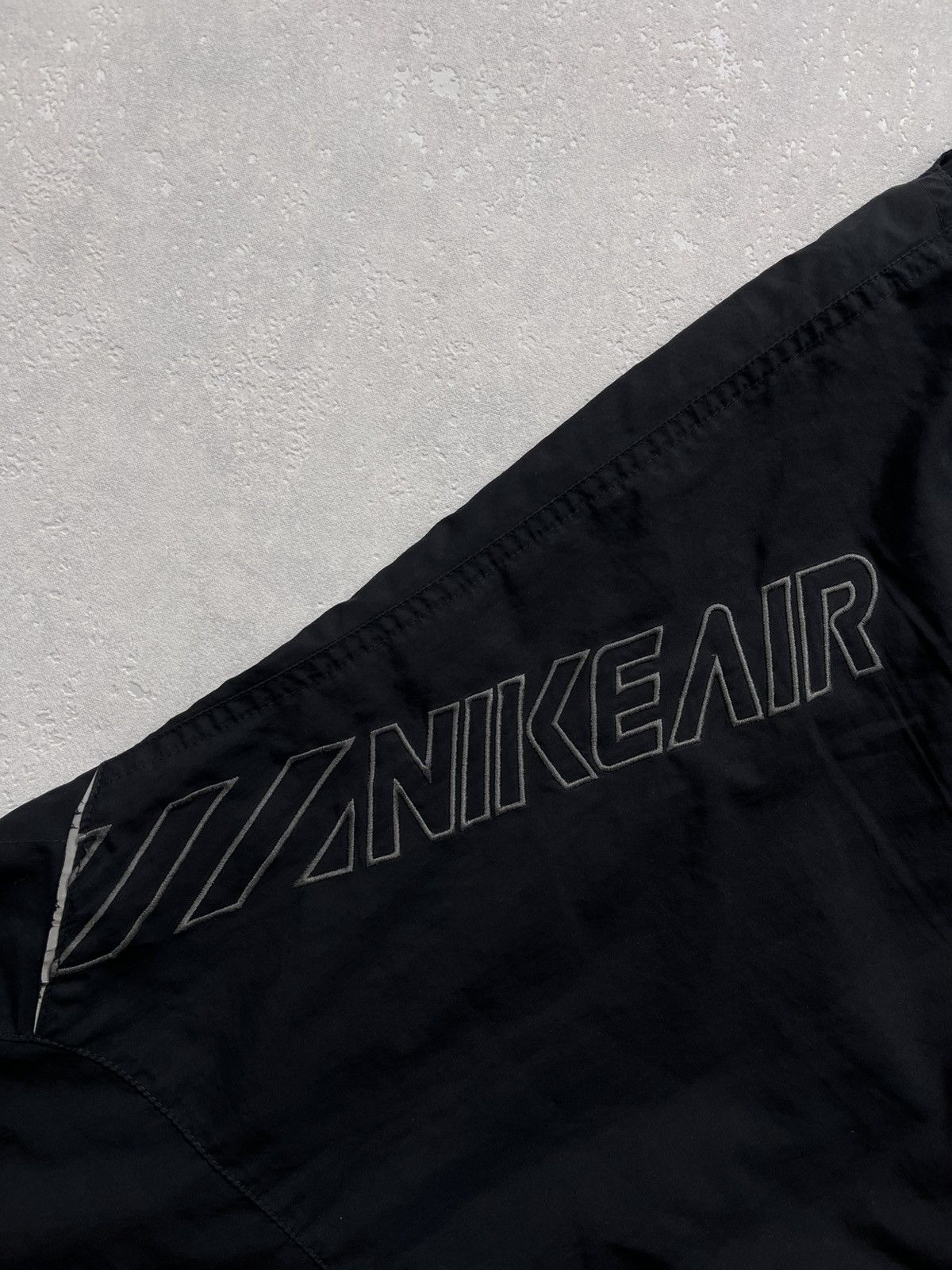 Nike × Vintage 90’s NIKE AIR RETRO DRILL TRACK PANTS SWOOSH LOGO SPELLOUT Size US 34 / EU 50 - 4 Thumbnail