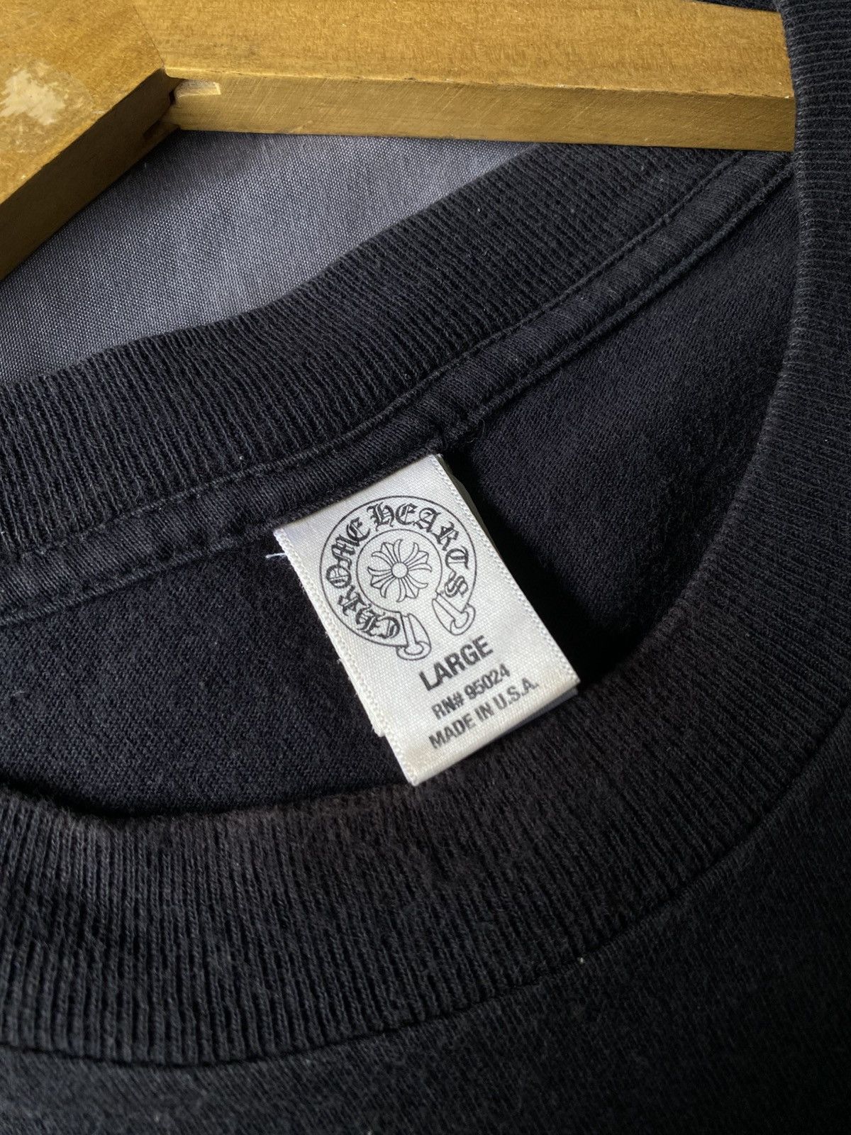 Chrome Hearts Chrome Hearts Cross Black tee Size US L / EU 52-54 / 3 - 6 Thumbnail