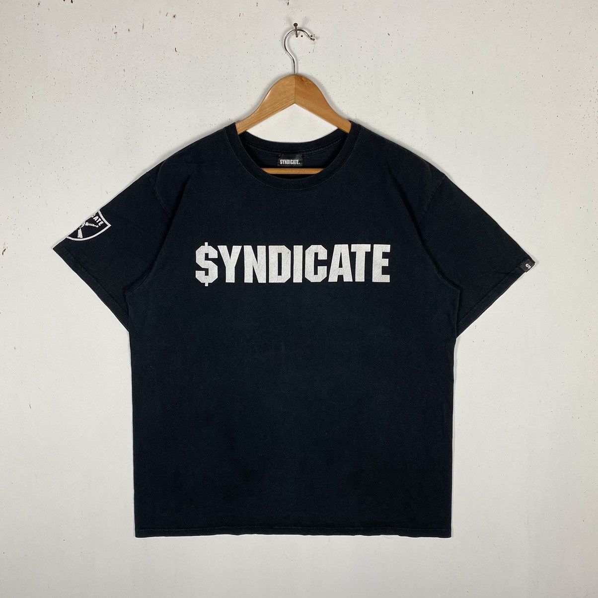 Rap Tees × Vintage RHYME SYNDICATE OG AMERICAN HIP HOP RECORDING LABEL TEE Size US L / EU 52-54 / 3 - 4 Thumbnail
