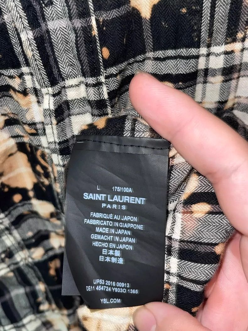 Saint Laurent Paris saint Laurent paris17ss Genuine Black Gold Pleated Splash Size US L / EU 52-54 / 3 - 5 Thumbnail