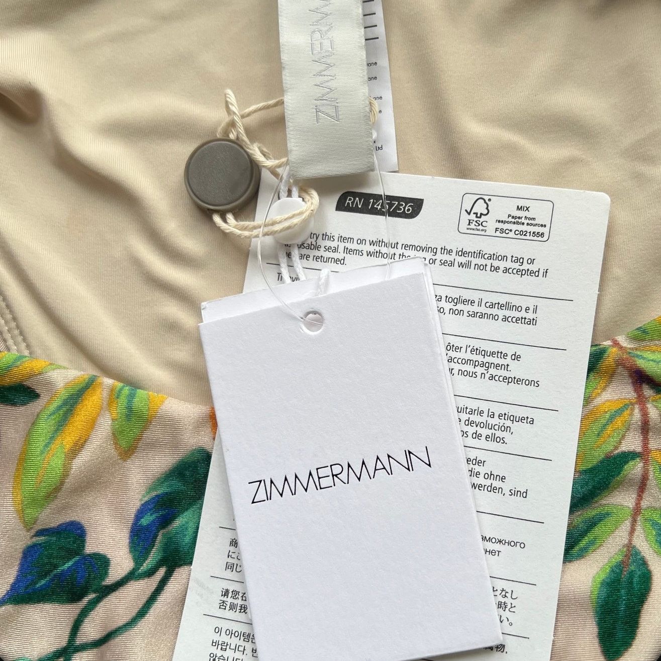 Zimmermann ZIMMERMANN Floral-Print Low-Rise Bikini Bottom, A3/US10/M Size ONE SIZE - 15 Thumbnail