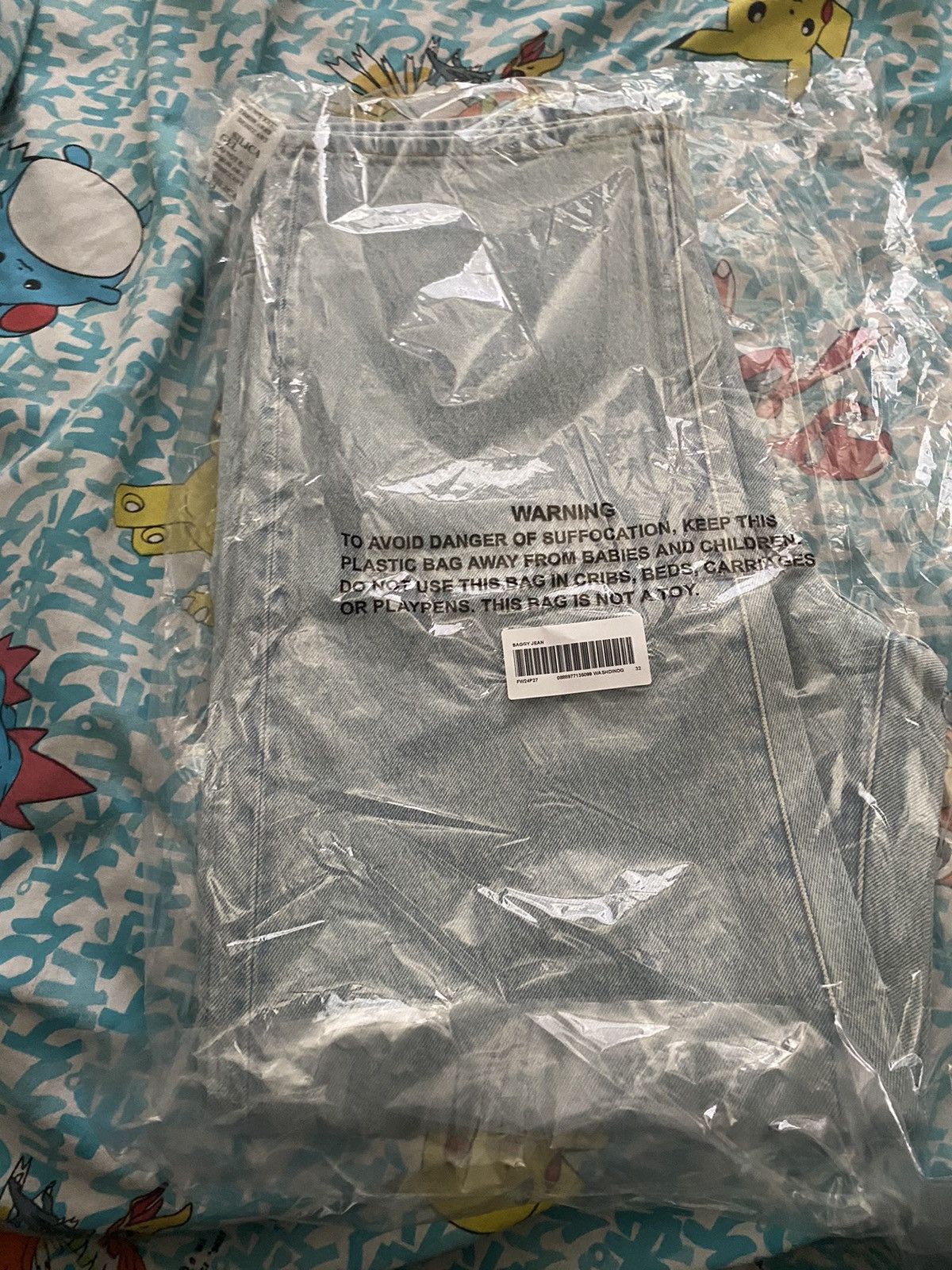 Supreme Supreme Baggy Jean FW24 Light Washed Indigo 32 Size US 32 / EU 48 - 6 Thumbnail