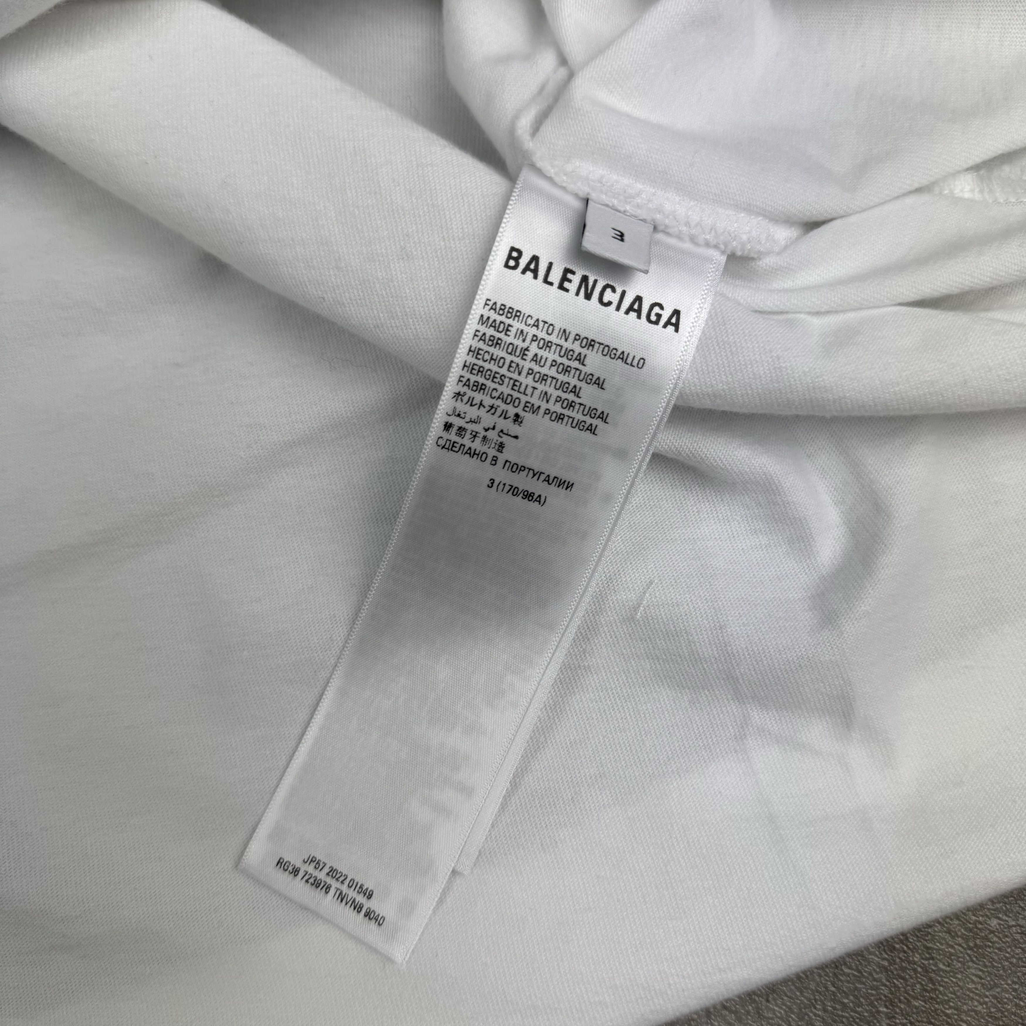 Adidas × Balenciaga BALENCIAGA x ADIDAS Logo Oversized T-Shirt Size US L / EU 52-54 / 3 - 8 Thumbnail
