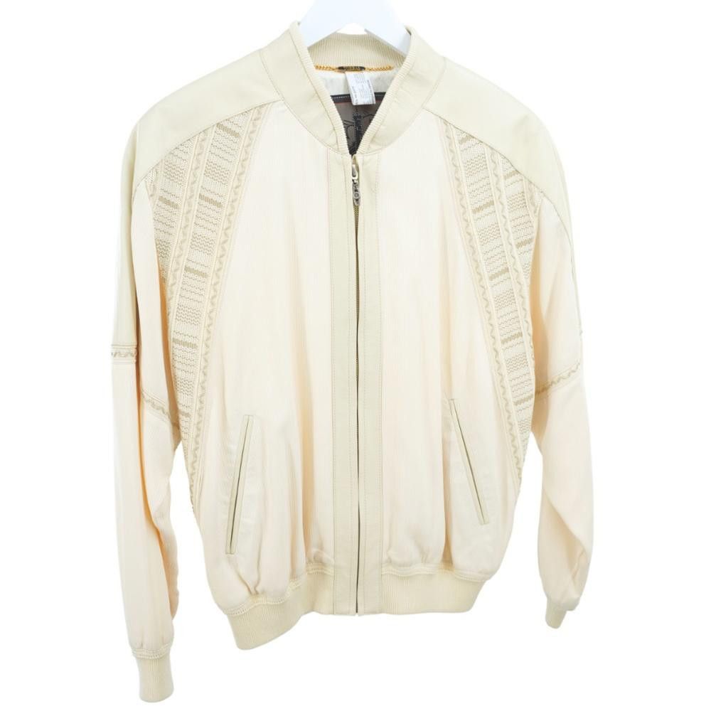 Designer Torras Ivory Leather Jacket Size S Size S / US 4 / IT 40 - 1 Thumbnail